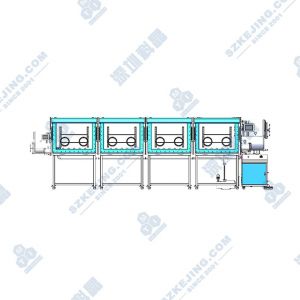 前開門式四節(jié)單面四工位手套箱（一體式）